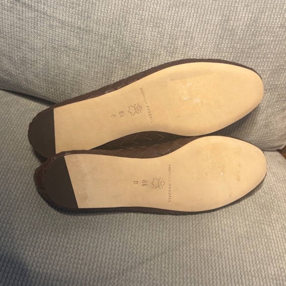 LOEFFLER RANDALL Leonie Espresso Woven Ballet Flat - Picture 7 of 7